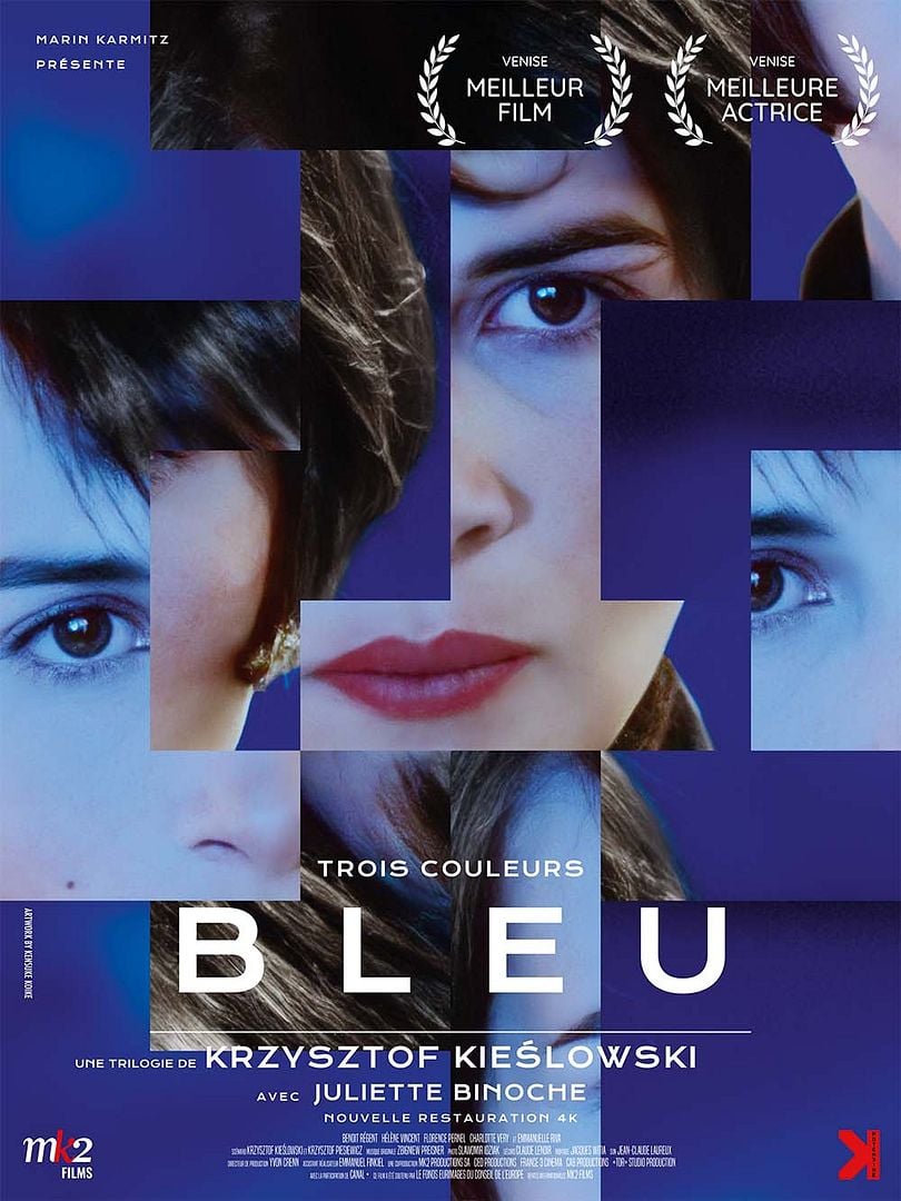 Affiche Trois couleurs - Bleu