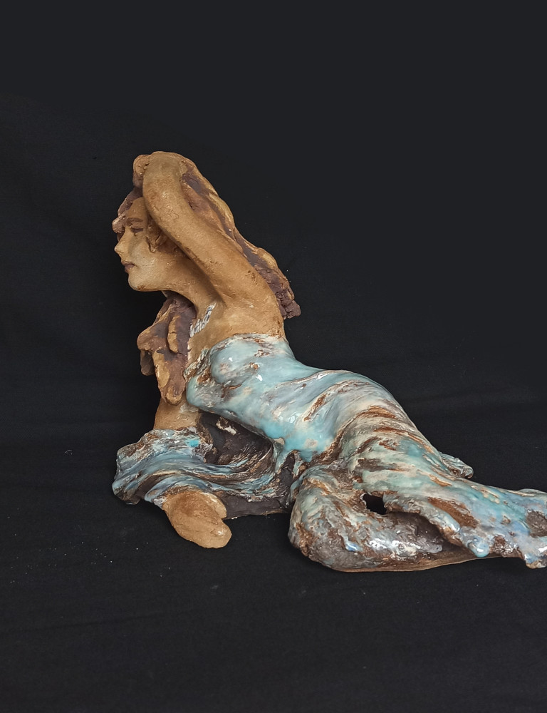 Christine Le Luron - Grès, émail et peinture