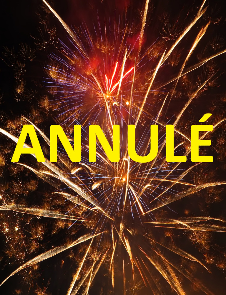 ANNULÉ - Feu d'artifice du 15 août